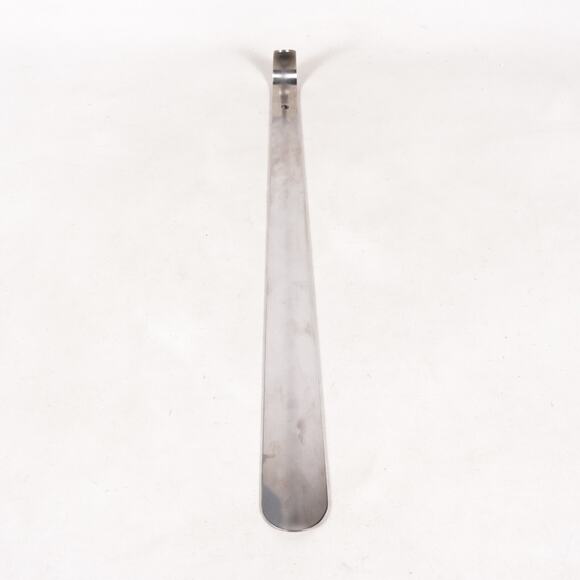 Island Genius Silver Stainless Steel Metal Shoe Horn 16" Long Reach Boot Helper - Picture 3 of 7